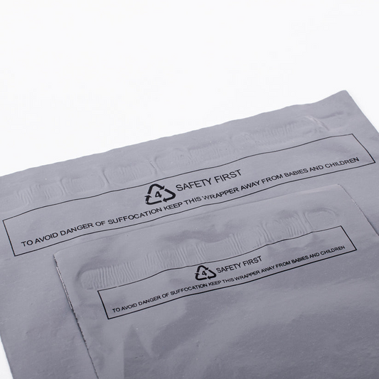 100% Recycled Grey Mail Bag
